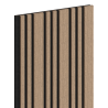 Mexen Lam-F Slim 01 akustinės sienų plokštės 280 x 36,5 cm, 9 mm veltinis, techninė fanera, Šviesus Riešutas