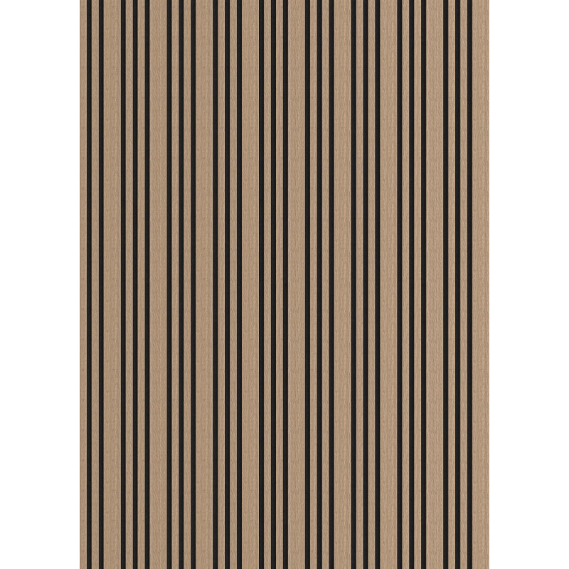 Mexen Lam-F Slim 01 akustinės sienų plokštės 280 x 36,5 cm, 9 mm veltinis, techninė fanera, Šviesus Riešutas