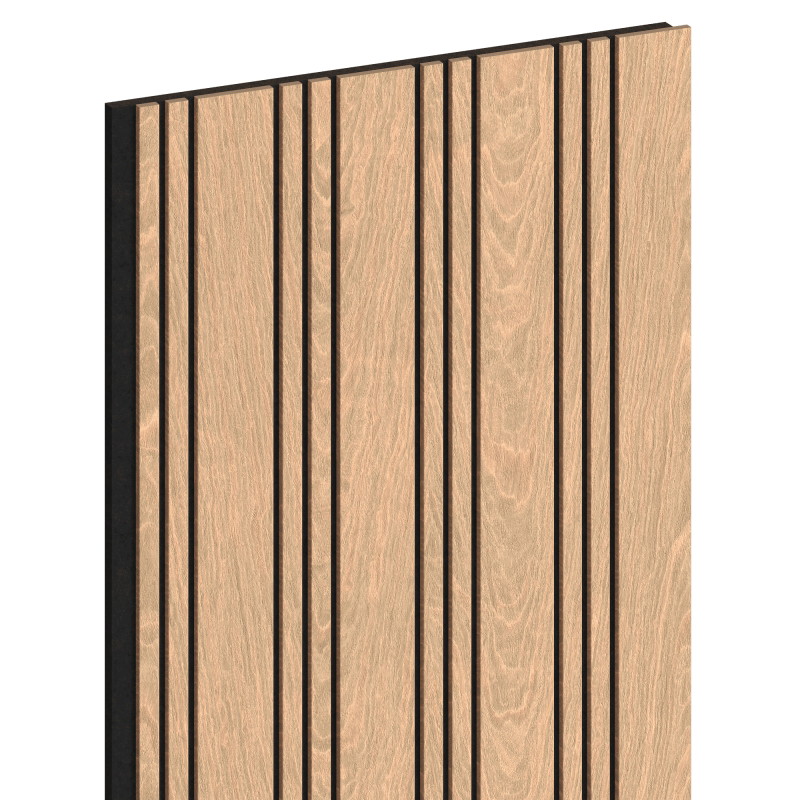 Mexen Lam-F Nano 01 sienų akustinės lamelės 280 x 32,4 cm, veltinis 9 mm, techninis fanera, Balintas Ąžuolas