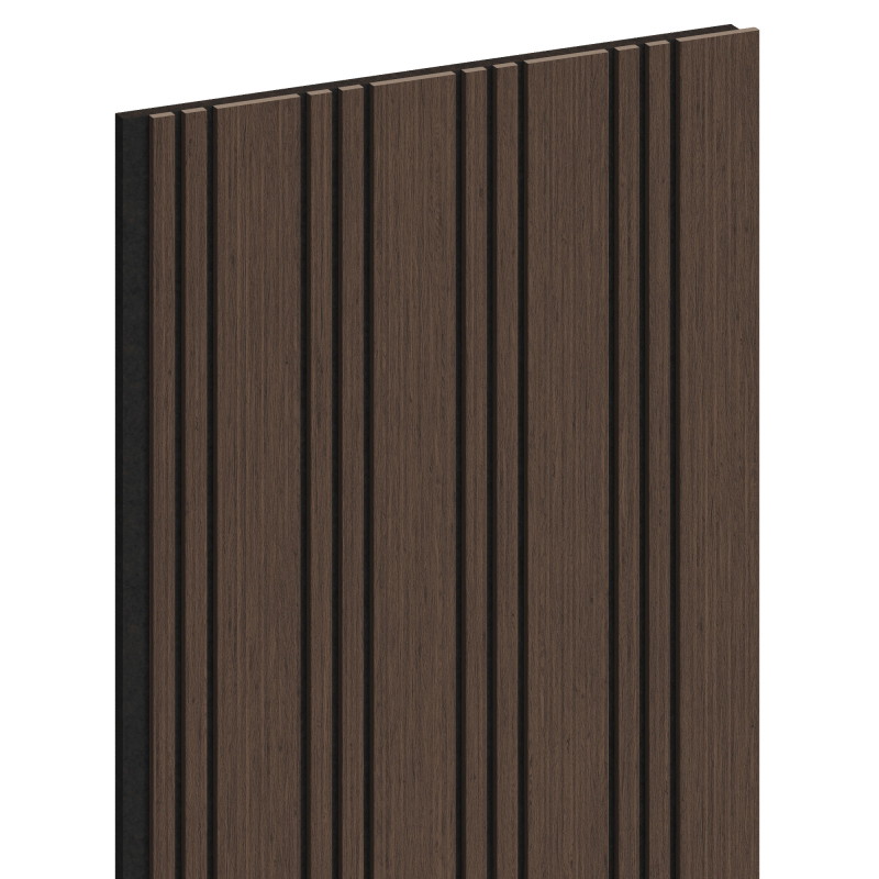 Mexen Lam-F Nano 01 akustinės sienų lamelės 280 x 32,4 cm, 9 mm veltinis, techninis fanera, Mocca ąžuolas - S108-280-01-045