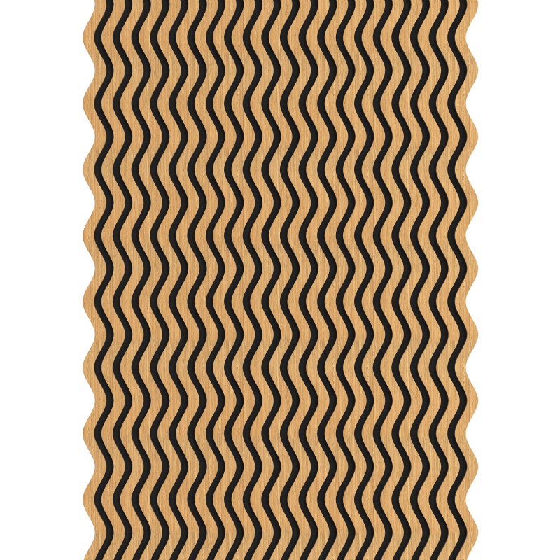 Mexen Lam-SF 02 akustinės sienų plokštės, 280 x 30 cm, 9 mm filcas, techninis faneris, ąžuolas Classic - S106-280-02-041