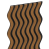 Mexen Lam-SF 02 akustinės sieninės lentelės 280 x 30 cm, veltinis 9 mm, techninis faneris, Natūralus ąžuolas