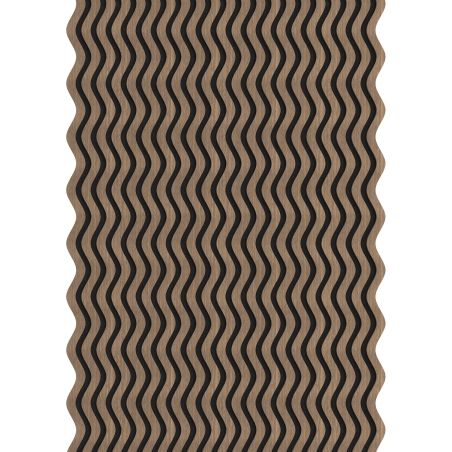 Mexen Lam-SF 02 akustinės sieninės juostos 280 x 30 cm, veltinio 9 mm, techninis lukštas, Tamsus Riešutas - S106-280-02-044
