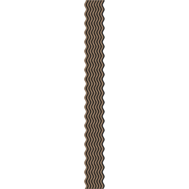 Mexen Lam-SF 02 akustinės sieninės juostos 280 x 30 cm, veltinio 9 mm, techninis lukštas, Tamsus Riešutas - S106-280-02-044
