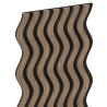 Mexen Lam-SF 02 akustinės sieninės juostos 280 x 30 cm, veltinio 9 mm, techninis lukštas, Tamsus Riešutas - S106-280-02-044