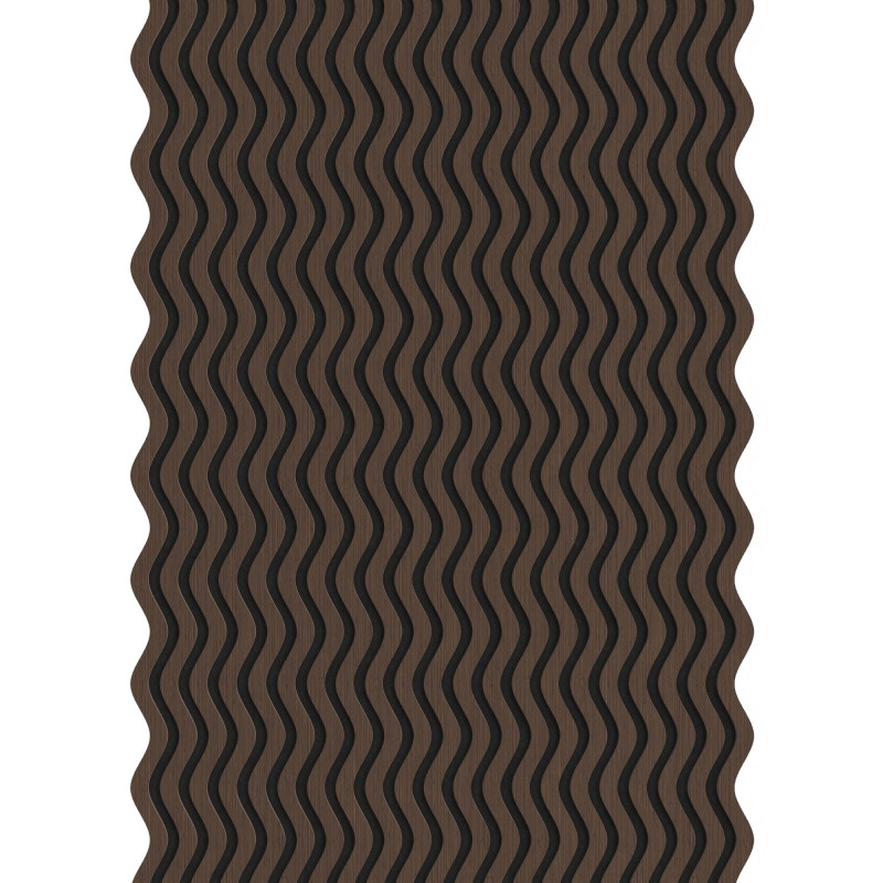 Mexen Lam-SF 02 akustinės sienų plokštės 280 x 30 cm, 9 mm veltinis, techninis fanera, Mocca ąžuolas - S106-280-02-045