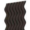 Mexen Lam-SF 02 akustinės sienų juostelės 280 x 30 cm, 9 mm veltinis, techninis fanera, Juodas ąžuolas - S106-280-02-046