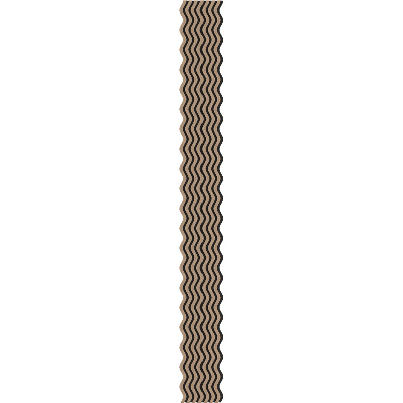 Mexen Lam-SF 02 sieninės akustinės plokštės 280 x 30 cm, 9 mm veltinis, techninis fanera, Šviesus Riešutas