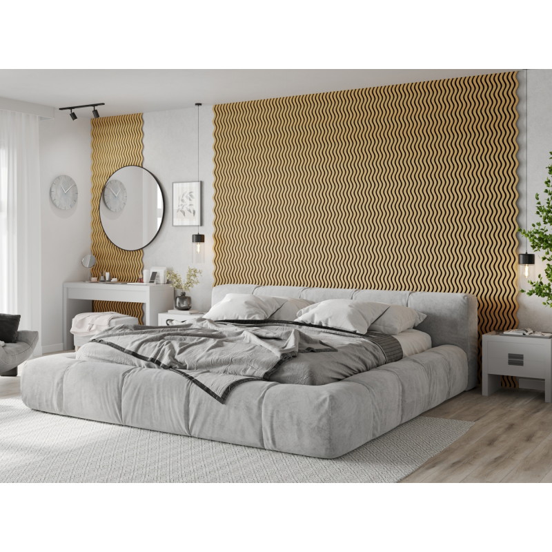 Mexen Lam-SF 02 akustinės sienų plokštės, 280 x 30 cm, 9 mm filcas, techninis faneris, ąžuolas Classic - S106-280-02-041