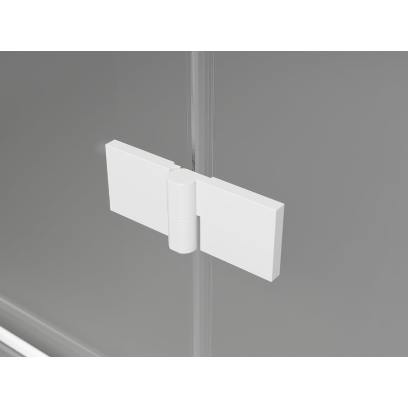 Mexen Mist-H L kairinės varstomos dušo durys 120 cm, skaidrios, baltos - 8A5L-120-001-20-00-L