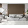 Mexen Lam-SF 02 akustinės sieninės juostos 280 x 30 cm, veltinio 9 mm, techninis lukštas, Tamsus Riešutas - S106-280-02-044