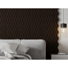 Mexen Lam-SF 02 akustinės sienų juostelės 280 x 30 cm, 9 mm veltinis, techninis fanera, Juodas ąžuolas - S106-280-02-046