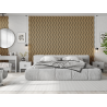 Mexen Lam-SF 01 akustinės sienų lamelės 280 x 30 cm, 9 mm veltinis, techninė faniera, Ąžuolas Klasikinis - S106-280-01-041