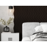 Mexen Lam-SF 01 akustinės sieninės lentelės 280 x 30 cm, 9 mm veltinio pagrindas, techninis faneros lukštas, Juodas
