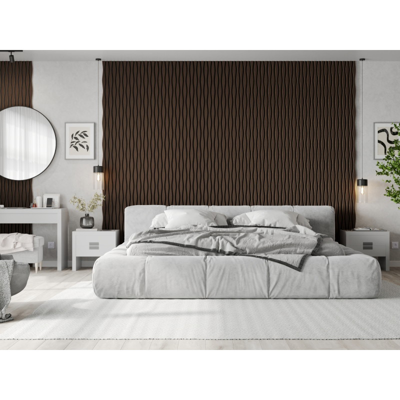 Mexen Lam-SF 01 Lam-SF 26 sienų akustinės lamelės 280 x 30 cm, 9 mm veltinis, techninis faneros sluoksnis, Mocca ąžuolas