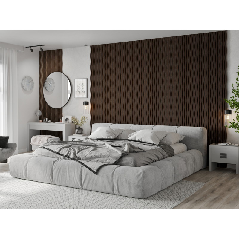 Mexen Lam-SF 01 Lam-SF 26 sienų akustinės lamelės 280 x 30 cm, 9 mm veltinis, techninis faneros sluoksnis, Mocca ąžuolas