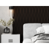 Mexen Lam-SF 01 Lam-SF 26 akustinės sienų juostelės 280 x 30 cm, 9 mm veltinis, techninė fanera, Juodasis Ąžuolas