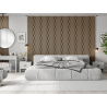 Mexen Lam-SF 01 Lam-SF 26 akustinės sienų lamelės 280 x 30 cm, veltinis 9 mm, techninis fanera, Šviesus Riešutas