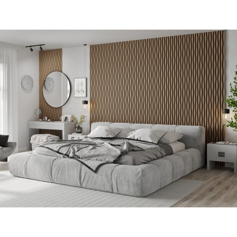 Mexen Lam-SF 01 Lam-SF 26 akustinės sienų lamelės 280 x 30 cm, veltinis 9 mm, techninis fanera, Šviesus Riešutas
