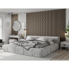 Mexen Lam-SF 01 Lam-SF 26 akustinės sieninės plokštės 280 x 30 cm, 9 mm veltinis, techninis faneras, Pilkas Ąžuolas