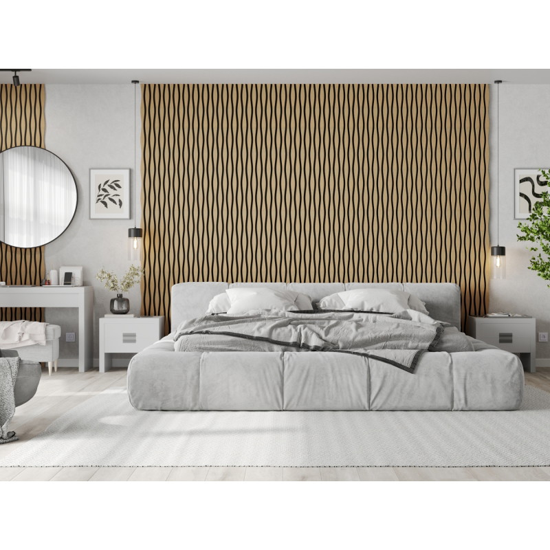 Mexen Lam-SF 01 Lam-SF 26 sieninės akustinės lamelės 280 x 30 cm, filcas 9 mm, techninis faneras, Ąžuolas Classic