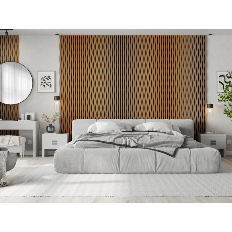 Mexen Lam-SF 01 Lam-SF 26 akustinės sienų lamelės 280 x 30 cm, veltinis 9 mm, techninis faneruotas, Natūralus Ąžuolas