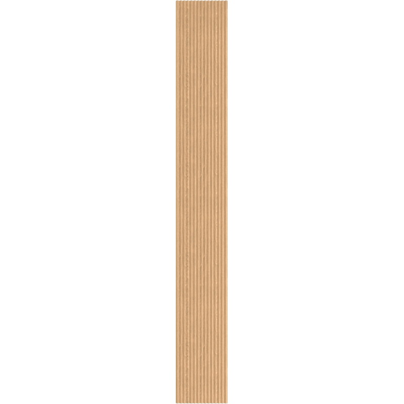 Mexen Ovalo 01 lanksčios sieninės lentelės 280 x 36 cm, techninis faneruotas paviršius, Balintas Ąžuolas - S130-280-01-040