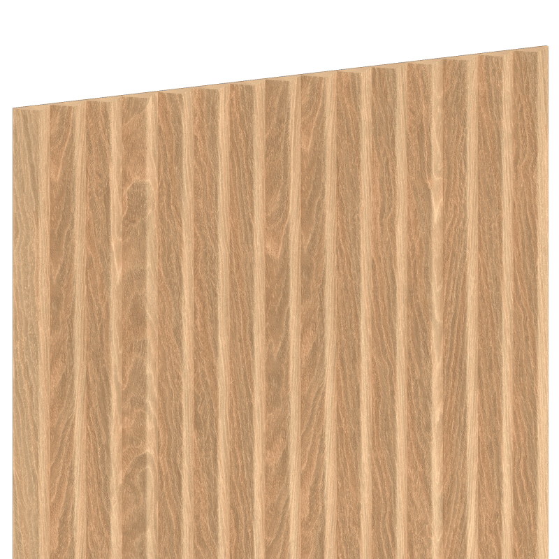 Mexen Ovalo 01 lanksčios sieninės lentelės 280 x 36 cm, techninis faneruotas paviršius, Balintas Ąžuolas - S130-280-01-040