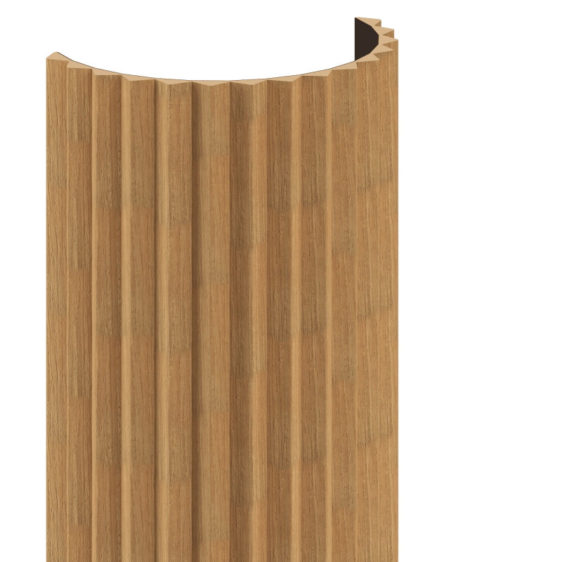 Mexen Ovalo 01 lanksčios sieninės lamelės 280 x 36 cm, techninis fanera, Ąžuolas Klasikinis - S130-280-01-041