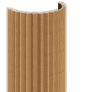 Mexen Lam-B sienos lamelės 275 x 30 cm, HDF plokštė 4 mm, techninis faneruotas fanera, Smėlio ąžuolas - S100-275307-3015-001