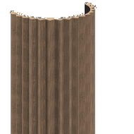Mexen Lam-B sienos lamelės 275 x 30 cm, HDF plokštė 4 mm, techninis faneruotas fanera, Smėlio ąžuolas - S100-275307-3015-001