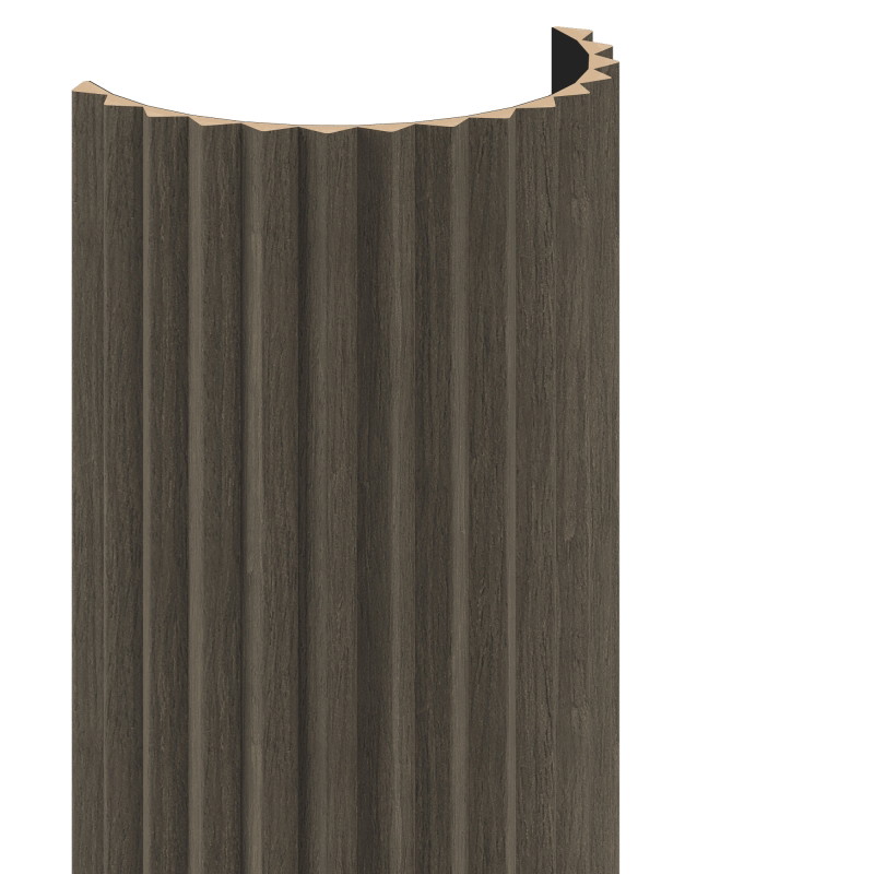 Mexen Ovalo 01 sieninės rifuotos lanksčios lamelės 280 x 36 cm, techninis fanera, Mocca ąžuolas - S130-280-01-045