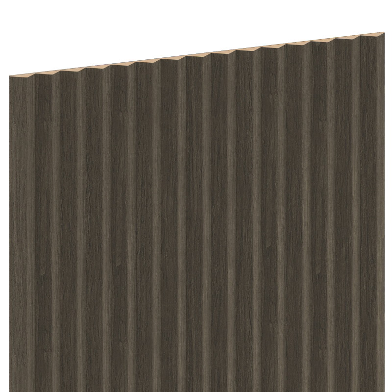 Mexen Ovalo 01 sieninės rifuotos lanksčios lamelės 280 x 36 cm, techninis fanera, Mocca ąžuolas - S130-280-01-045