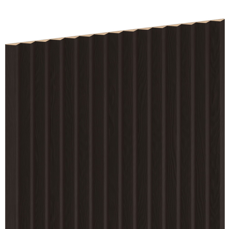 Mexen Ovalo 01 sieninės juostos rifliuotos lanksčios 280 x 36 cm, techninis lukštas, Juodasis Ąžuolas - S130-280-01-046