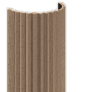 Mexen Lam-B sienos lamelės 275 x 30 cm, HDF plokštė 4 mm, techninis faneruotas fanera, Smėlio ąžuolas - S100-275307-3015-001