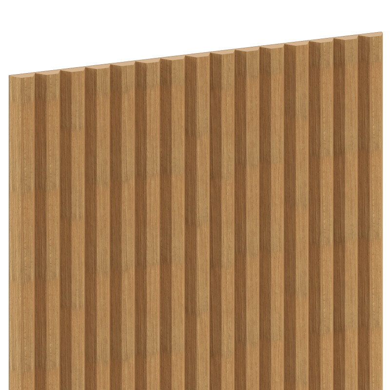 Mexen Ovalo 02 lanksčios sieninės lentelės 280 x 36 cm, techninis lukštas, Ąžuolas Classic - S130-280-02-041