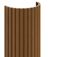 Mexen Ovalo 02 elastingos, rifliuotos sieninės juostos 280 x 36 cm, techninis faneruotas, natūralus ąžuolas