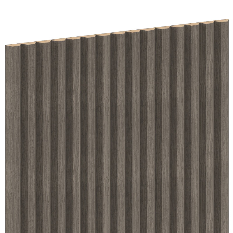 Mexen Ovalo 02 elastingos sieninės lentos 280 x 36 cm, techninis fanera, Pilkas Ąžuolas - S130-280-02-043