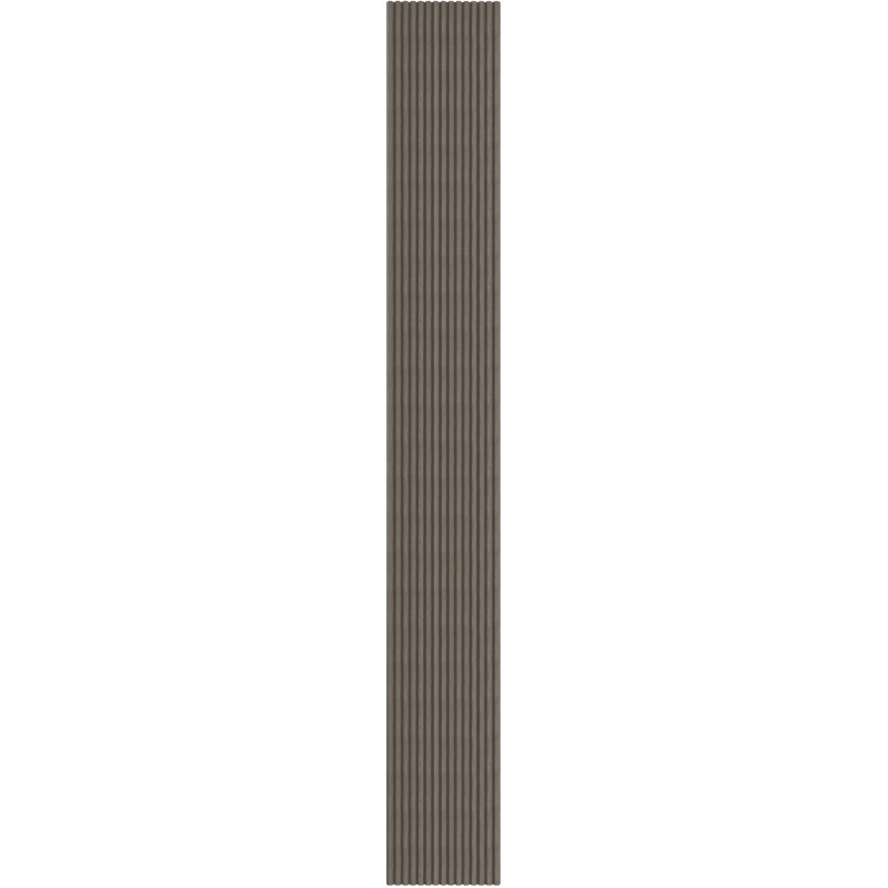 Mexen Ovalo 02 elastingos sieninės lentos 280 x 36 cm, techninis fanera, Pilkas Ąžuolas - S130-280-02-043