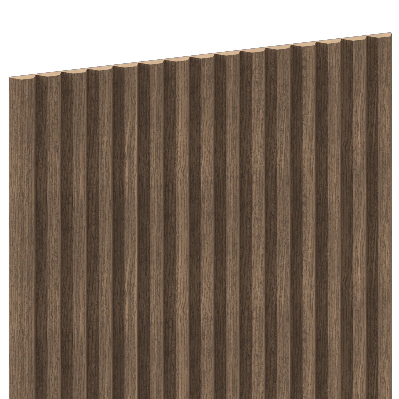 Mexen Ovalo 02 lankstūs sienos profiliai 280 x 36 cm, techninis faneros lukštas, Tamsus Riešutas - S130-280-02-044