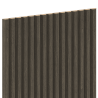 Mexen Ovalo 02 lanksti sieninė plokštė, rifliuota, 280 x 36 cm, techninis fanera, Mocca ąžuolas - S130-280-02-045