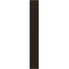 Mexen Ovalo 02 lankstūs įdubę sienų lameliai 280 x 36 cm, techninis faneras, Juodas Ąžuolas - S130-280-02-046