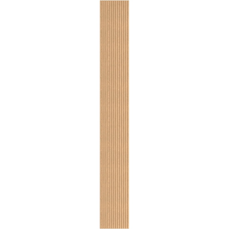 Mexen Ovalo 03 Rifliuotos sieninės lentelės lankstus 280 x 36 cm, techninis fanera, Balintas Ąžuolas - S130-280-03-040