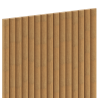 Mexen Ovalo 03 lanksčios apdailos sieninės lentos 280 x 36 cm, techninis fanera, Ąžuolas Classic - S130-280-03-041