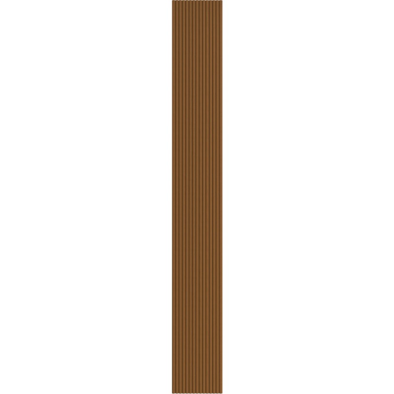 Mexen Ovalo 03 lankstūs sieniniai lamelės 280 x 36 cm, techninis fanera, Natūralus Ąžuolas - S130-280-03-042