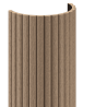 Mexen Ovalo 03 elastingos, briaunuotos sienų lamelės 280 x 36 cm, techninis faneras, Šviesusis Riešutas - S130-280-03-047