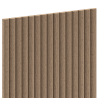 Mexen Ovalo 03 elastingos, briaunuotos sienų lamelės 280 x 36 cm, techninis faneras, Šviesusis Riešutas - S130-280-03-047