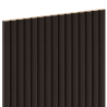 Mexen Ovalo 03 lanksčios išfrezuotos sienų lamelės 280 x 36 cm, techninis faneras, Juodasis Ąžuolas - S130-280-03-046