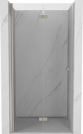 Mexen Mist-F Sulankiojamos kairės pusės dušo durys 80 cm, skaidrus, šlifuotas nikelis - 8A6-080-000-97-00-L