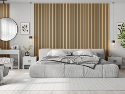 Mexen Lam-F Slim 01 akustinės sienų plokštės 280 x 36,5 cm, 9 mm veltinis, techninis fanera, Ąžuolas Classic